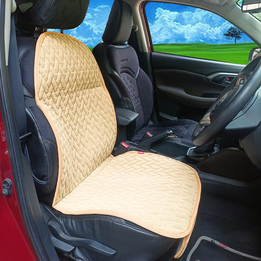 Caper CoolPad Full Car Seat Cushion Beige (For Driver)