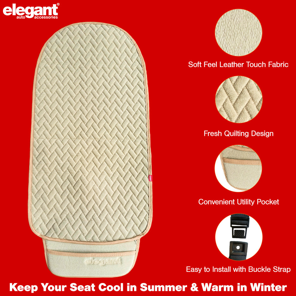 Caper CoolPad Full Car Seat Cushion Beige (For Driver)